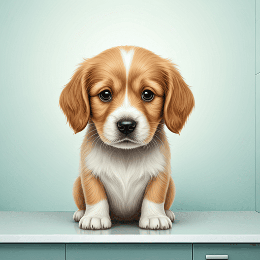 Dog in spa